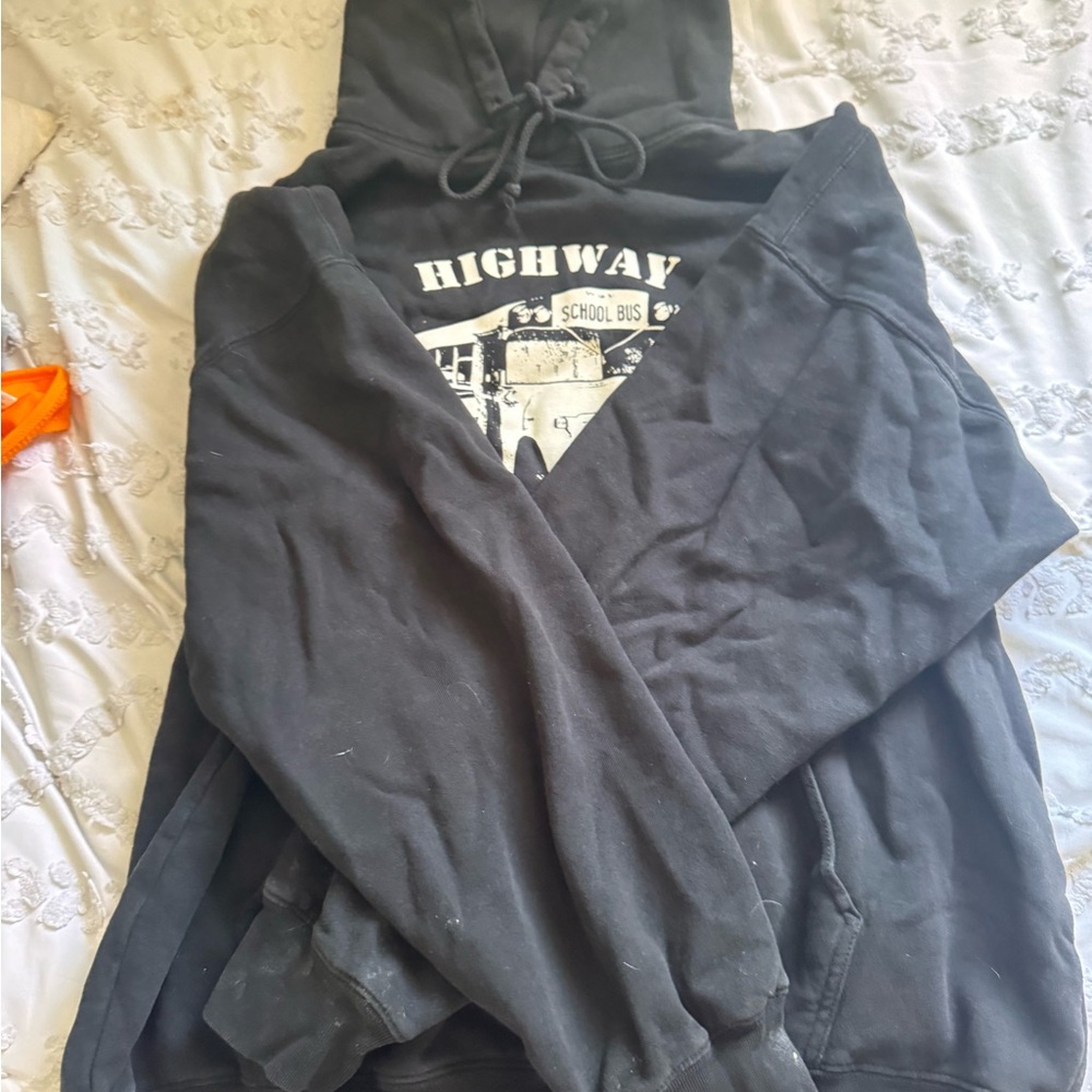 Black Highway Graphic Hoodie